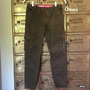 Brown cargo pants by SuperDry